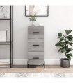 vidaXL Sideboard Grey Sonoma 34.5x34x90 cm Engineered Wood — V0672040010