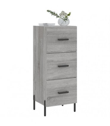 vidaXL Sideboard Grey Sonoma 34.5x34x90 cm Engineered Wood — V0672040010