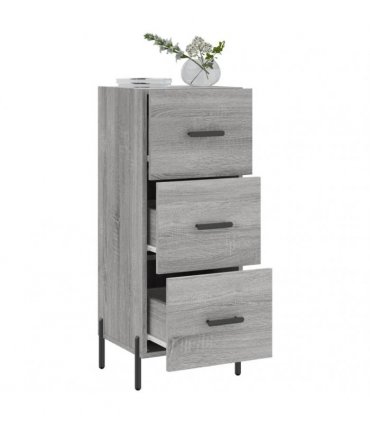 vidaXL Sideboard Grey Sonoma 34.5x34x90 cm Engineered Wood — V0672040010