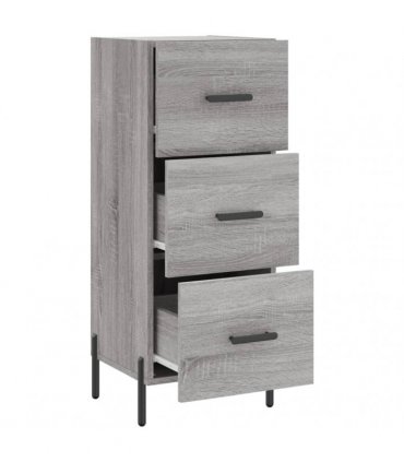 vidaXL Sideboard Grey Sonoma 34.5x34x90 cm Engineered Wood — V0672040010