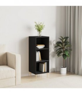 vidaXL Sideboard Black 34.5x32.5x90 cm Engineered Wood