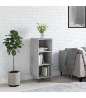 vidaXL Sideboard Concrete Grey 34.5x32.5x90 cm Engineered Wood — V0672040087