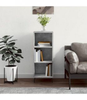 vidaXL Sideboard Concrete Grey 34.5x32.5x90 cm Engineered Wood — V0672040107