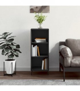 vidaXL Sideboard Black 34.5x32.5x90 cm Engineered Wood — V0672040109
