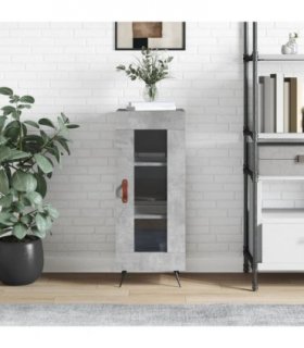 vidaXL Sideboard Concrete Grey 34.5x34x90 cm Engineered Wood — V0672040121