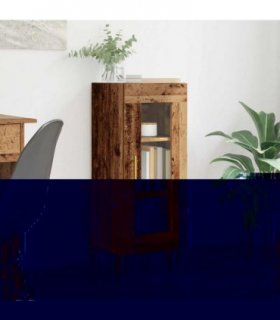 vidaXL Sideboard Old wood 34 x 34.5 x 90 cm Engineered wood — V0672040131