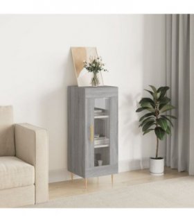 vidaXL Sideboard Grey Sonoma 34.5x34x90 cm Engineered Wood — V0672040133