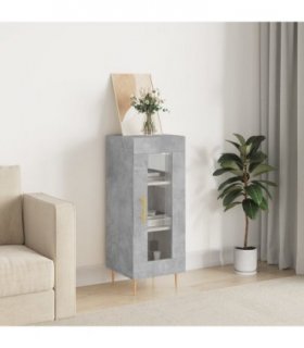 vidaXL Sideboard Concrete Grey 34.5x34x90 cm Engineered Wood — V0672040134