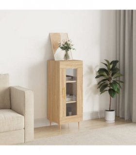 vidaXL Sideboard Sonoma Oak 34.5x34x90 cm Engineered Wood — V0672040137