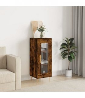 vidaXL Sideboard Smoked Oak 34.5x34x90 cm Engineered Wood — V0672040139