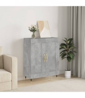 vidaXL Sideboard Concrete Grey 69.5x34x90 cm Engineered Wood — V0672040176