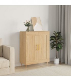 vidaXL Sideboard Sonoma Oak 69.5x34x90 cm Engineered Wood — V0672040180