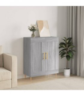 vidaXL Sideboard Grey Sonoma 69.5x34x90 cm Engineered Wood — V0672040181