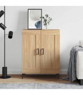 vidaXL Sideboard Sonoma Oak 69.5x34x90 cm Engineered Wood — V0672040203