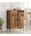 vidaXL Sideboard Old Wood 69.5 x 34 x 90 cm Engineered Wood and Iron — V0672040205