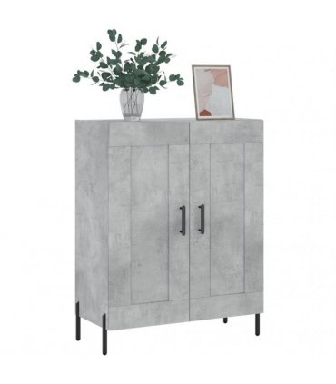 vidaXL Sideboard Concrete Grey 69.5x34x90 cm Engineered Wood — V0672040206
