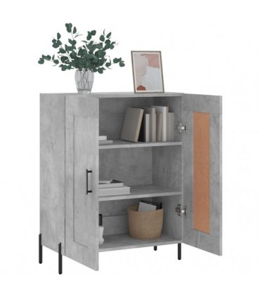 vidaXL Sideboard Concrete Grey 69.5x34x90 cm Engineered Wood — V0672040206