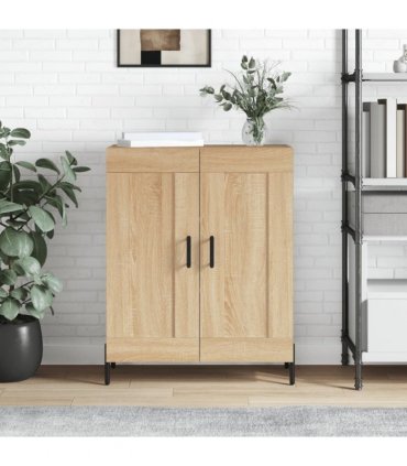vidaXL Sideboard Sonoma Oak 69.5x34x90 cm Engineered Wood — V0672040208