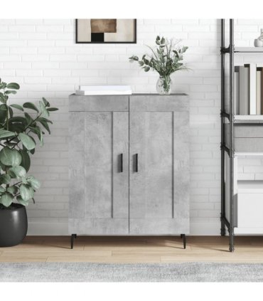 vidaXL Sideboard Concrete Grey 69.5x34x90 cm Engineered Wood — V0672040215