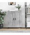 vidaXL Sideboard Concrete Grey 69.5x34x90 cm Engineered Wood — V0672040215