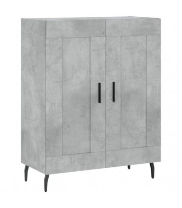 vidaXL Sideboard Concrete Grey 69.5x34x90 cm Engineered Wood — V0672040215
