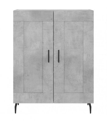 vidaXL Sideboard Concrete Grey 69.5x34x90 cm Engineered Wood — V0672040215