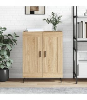 vidaXL Sideboard Sonoma Oak 69.5x34x90 cm Engineered Wood — V0672040217