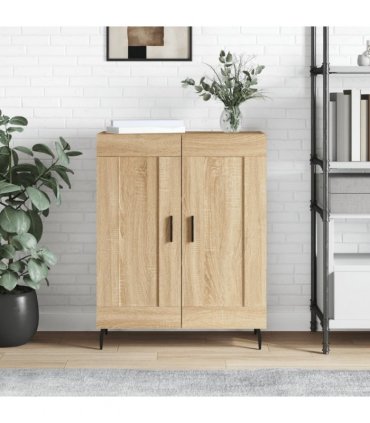 vidaXL Sideboard Sonoma Oak 69.5x34x90 cm Engineered Wood — V0672040217