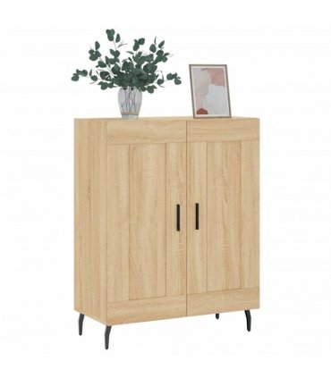 vidaXL Sideboard Sonoma Oak 69.5x34x90 cm Engineered Wood — V0672040217