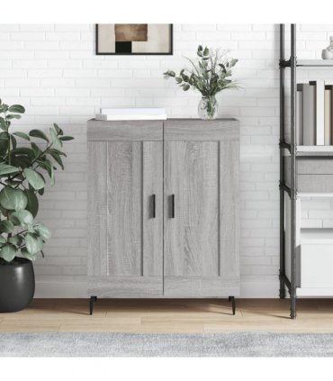 vidaXL Sideboard Grey Sonoma 69.5x34x90 cm Engineered Wood — V0672040218