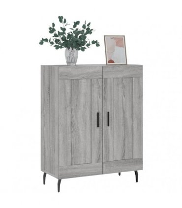 vidaXL Sideboard Grey Sonoma 69.5x34x90 cm Engineered Wood — V0672040218