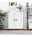 vidaXL Sideboard White 69.5x34x90 cm Engineered Wood — V0672040219