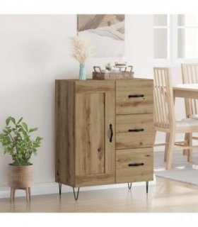 vidaXL Sideboard Artisan Oak 69.5 x 34 x 90 cm Engineered Wood — V0672040239
