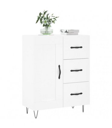vidaXL Sideboard White 69.5x34x90 cm Engineered Wood — V0672040243