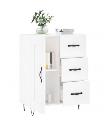 vidaXL Sideboard White 69.5x34x90 cm Engineered Wood — V0672040243