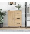 vidaXL Sideboard Sonoma Oak 69.5x34x90 cm Engineered Wood — V0672040245