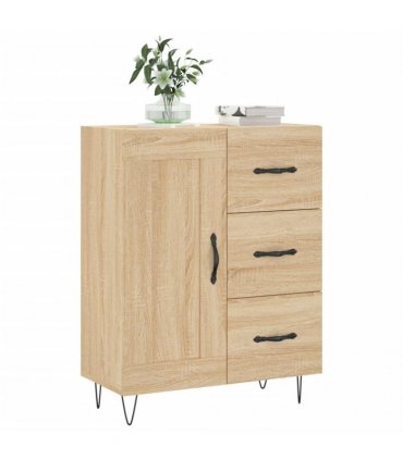 vidaXL Sideboard Sonoma Oak 69.5x34x90 cm Engineered Wood — V0672040245