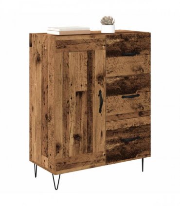 vidaXL Sideboard Old Wood 69.5 x 34 x 90 cm Engineered Wood — V0672040246