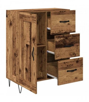vidaXL Sideboard Old Wood 69.5 x 34 x 90 cm Engineered Wood — V0672040246