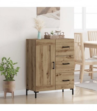 vidaXL Sideboard Artisan oak 69.5 x 34 x 90 cm Engineered wood — V0672040247