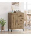 vidaXL Sideboard Artisan oak 69.5 x 34 x 90 cm Engineered wood — V0672040247