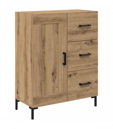 vidaXL Sideboard Artisan oak 69.5 x 34 x 90 cm Engineered wood — V0672040247