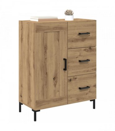 vidaXL Sideboard Artisan oak 69.5 x 34 x 90 cm Engineered wood — V0672040247