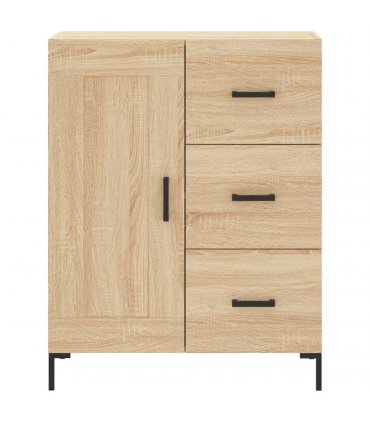 vidaXL Sideboard Sonoma Oak 69.5x34x90 cm Engineered Wood — V0672040248