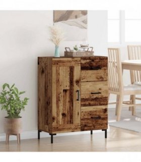 vidaXL Sideboard Old wood 69.5 x 34 x 90 cm Engineered wood — V0672040254