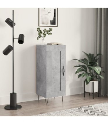 vidaXL Sideboard Concrete Grey 34.5x34x90 cm Engineered Wood — V0672040292