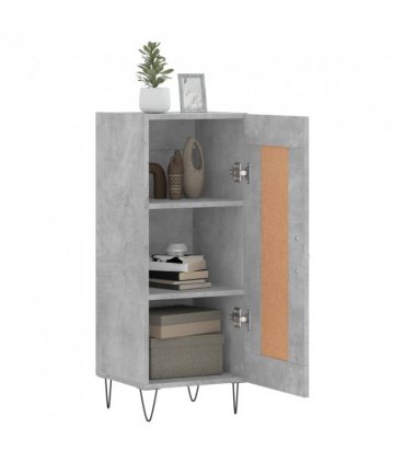 vidaXL Sideboard Concrete Grey 34.5x34x90 cm Engineered Wood — V0672040292