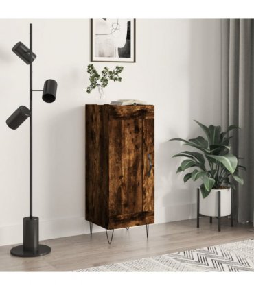 vidaXL Sideboard Smoked Oak 34.5x34x90 cm Engineered Wood — V0672040293