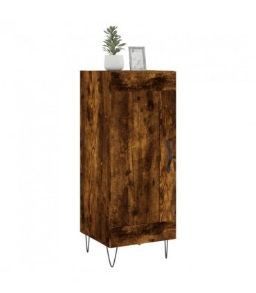 vidaXL Sideboard Smoked Oak 34.5x34x90 cm Engineered Wood — V0672040293