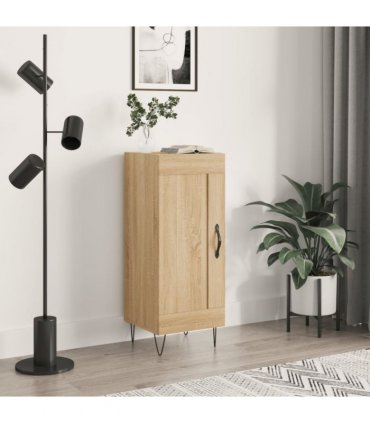 vidaXL Sideboard Sonoma Oak 34.5x34x90 cm Engineered Wood — V0672040295